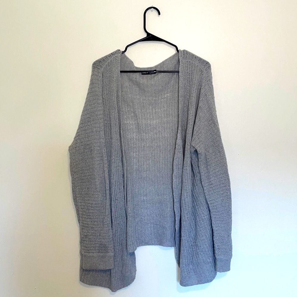 SHEIN | Grey Knit Cardigan